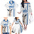 Custom Greece Football Champions Family Matching Off The Shoulder Long Sleeve Dress and Hawaiian Shirt Nike Goddess of Victory