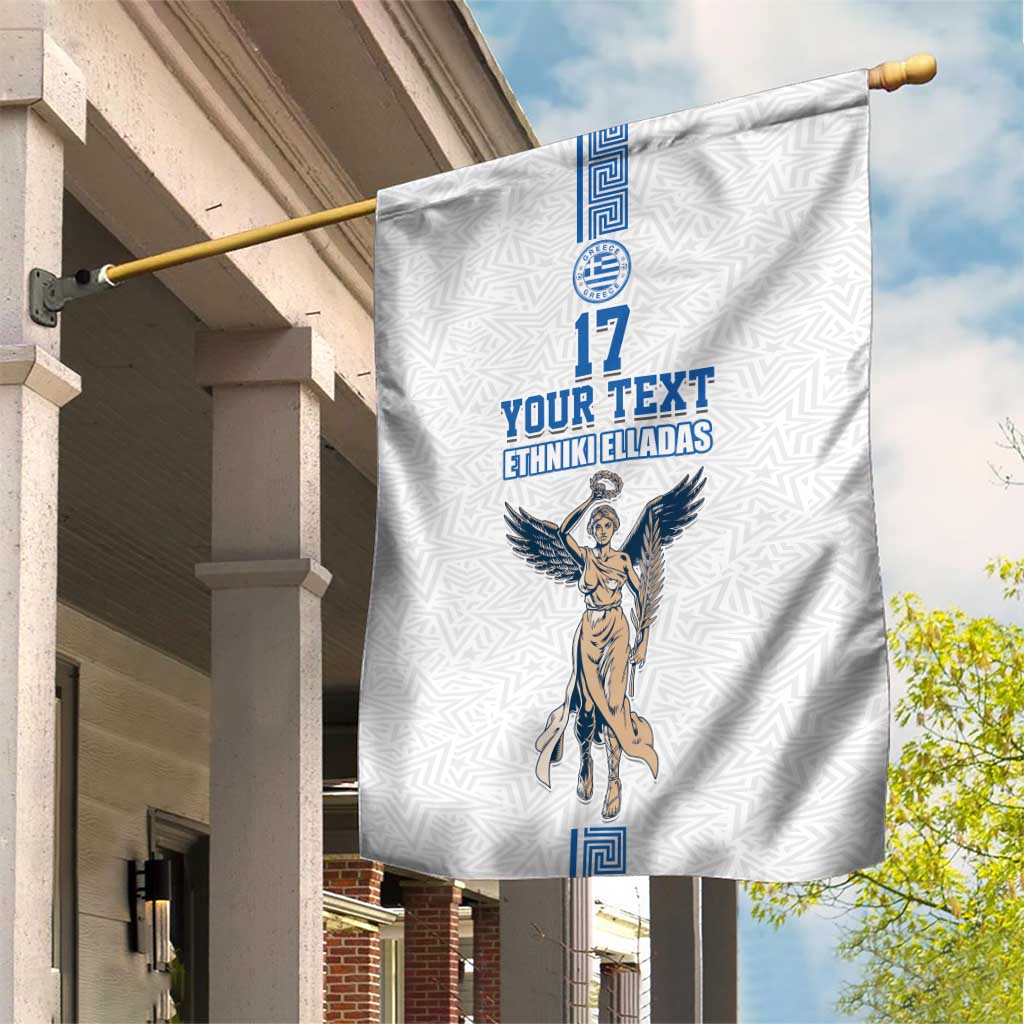 Custom Greece Football Champions Garden Flag Nike Goddess of Victory