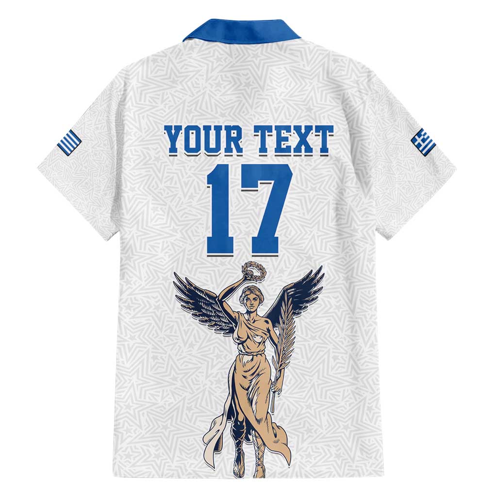 Custom Greece Football Champions Hawaiian Shirt Nike Goddess of Victory