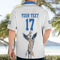 Custom Greece Football Champions Hawaiian Shirt Nike Goddess of Victory
