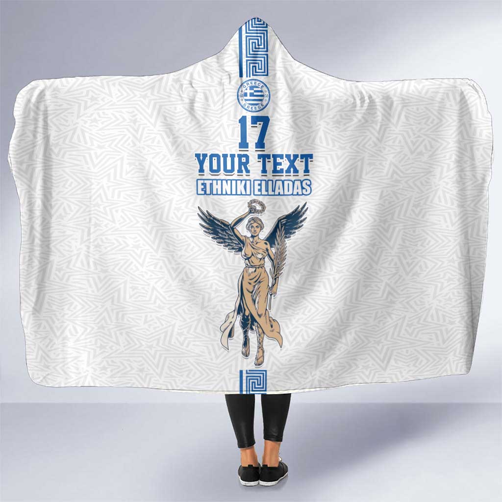 Custom Greece Football Champions Hooded Blanket Nike Goddess of Victory