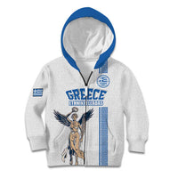 Custom Greece Football Champions Kid Hoodie Nike Goddess of Victory
