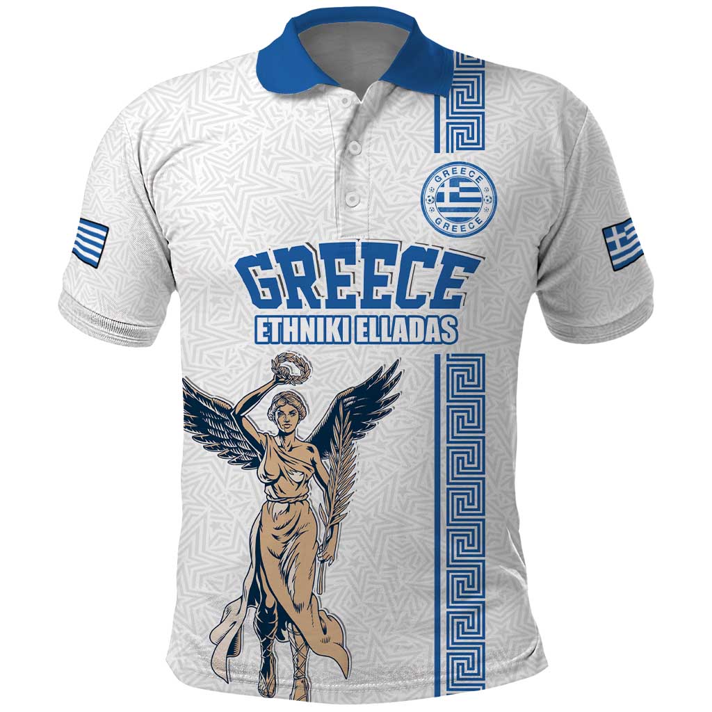 Custom Greece Football Champions Polo Shirt Nike Goddess of Victory