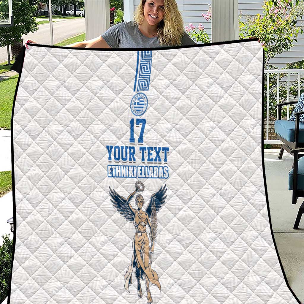 Custom Greece Football Champions Quilt Nike Goddess of Victory