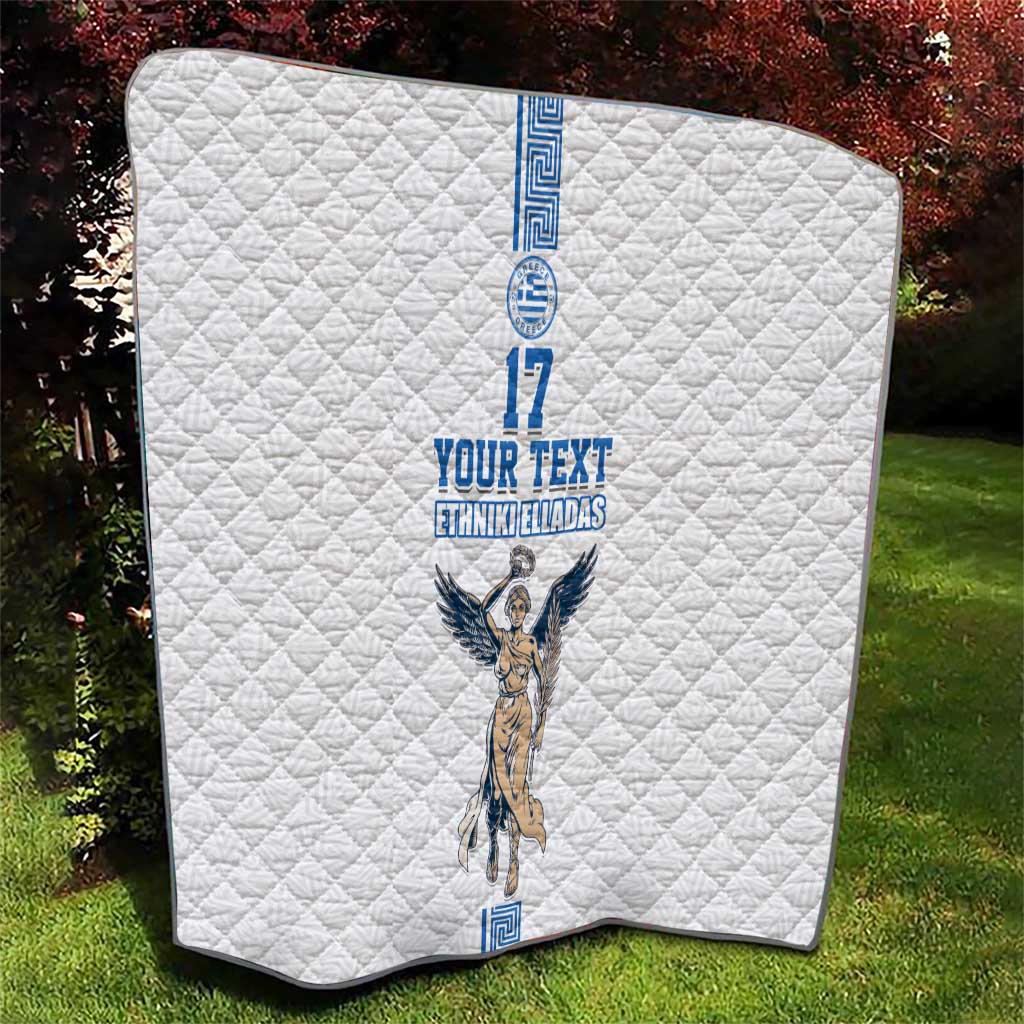 Custom Greece Football Champions Quilt Nike Goddess of Victory