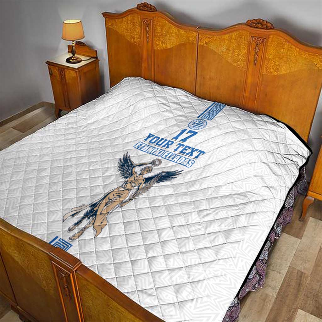 Custom Greece Football Champions Quilt Nike Goddess of Victory