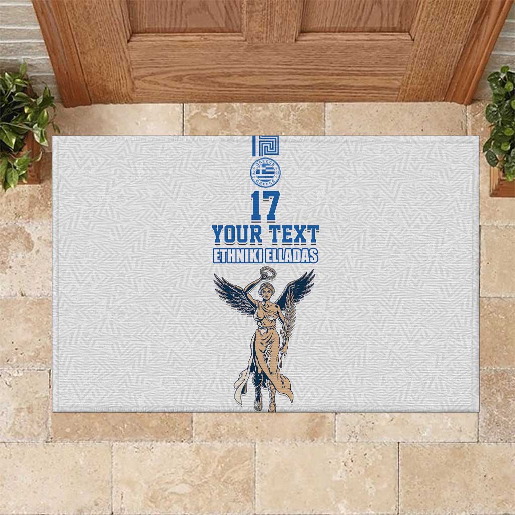 Custom Greece Football Champions Rubber Doormat Nike Goddess of Victory