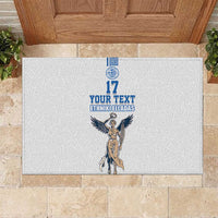 Custom Greece Football Champions Rubber Doormat Nike Goddess of Victory