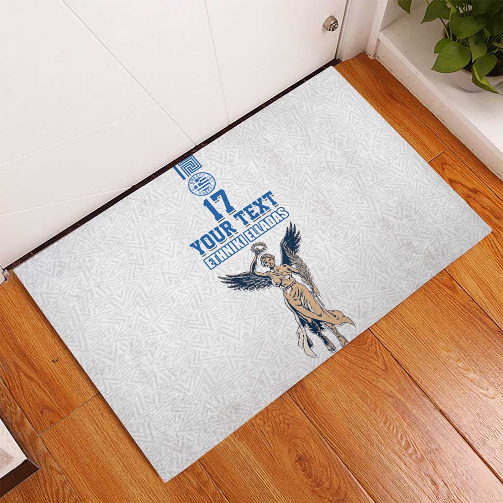 Custom Greece Football Champions Rubber Doormat Nike Goddess of Victory