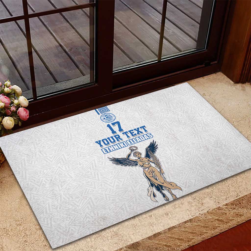 Custom Greece Football Champions Rubber Doormat Nike Goddess of Victory