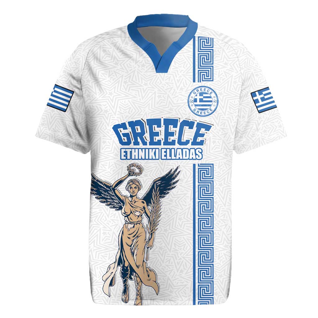 Custom Greece Football Champions Rugby Jersey Nike Goddess of Victory