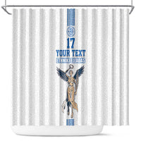Custom Greece Football Champions Shower Curtain Nike Goddess of Victory