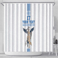 Custom Greece Football Champions Shower Curtain Nike Goddess of Victory