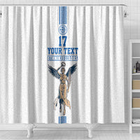 Custom Greece Football Champions Shower Curtain Nike Goddess of Victory
