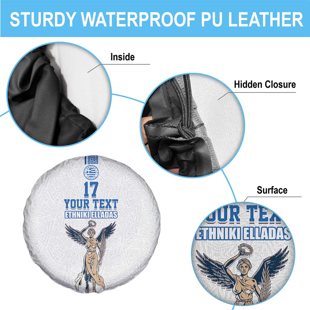 Custom Greece Football Champions Spare Tire Cover Nike Goddess of Victory