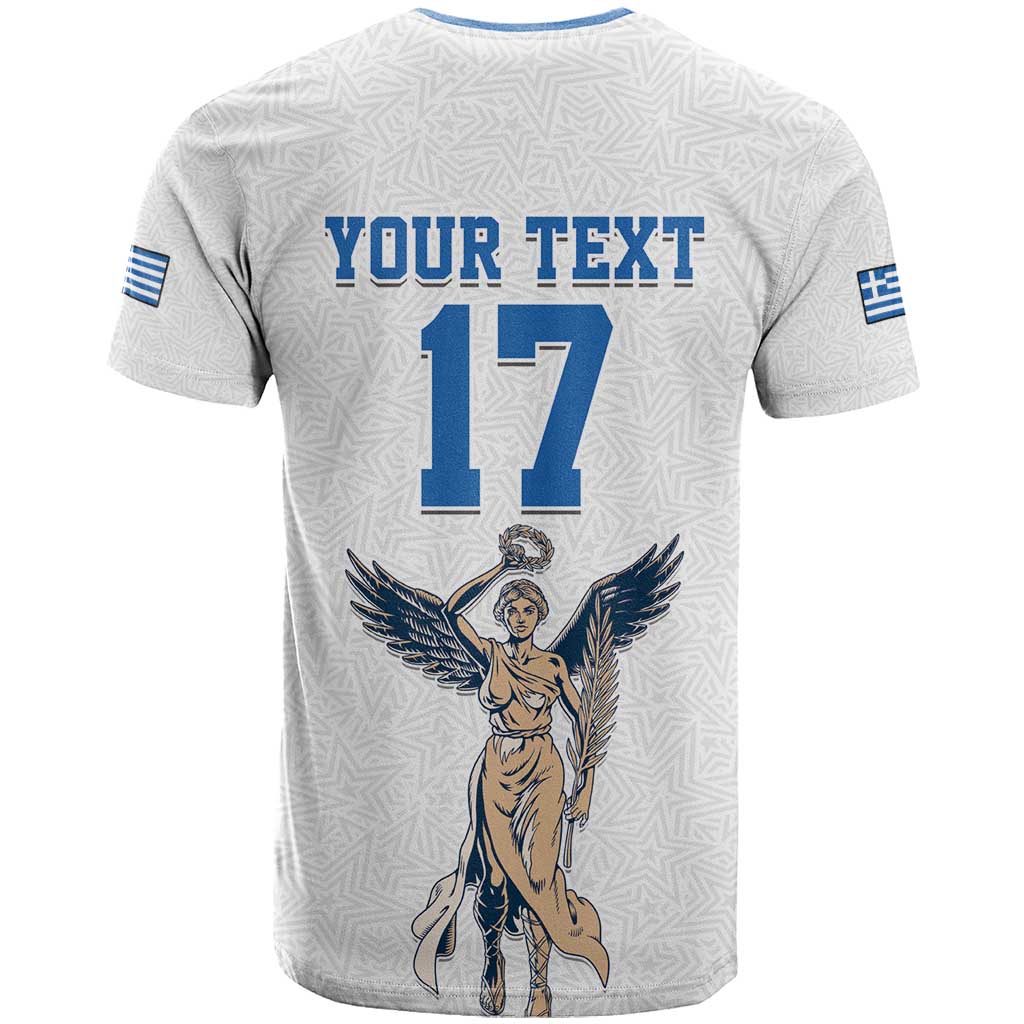 Custom Greece Football Champions T Shirt Nike Goddess of Victory
