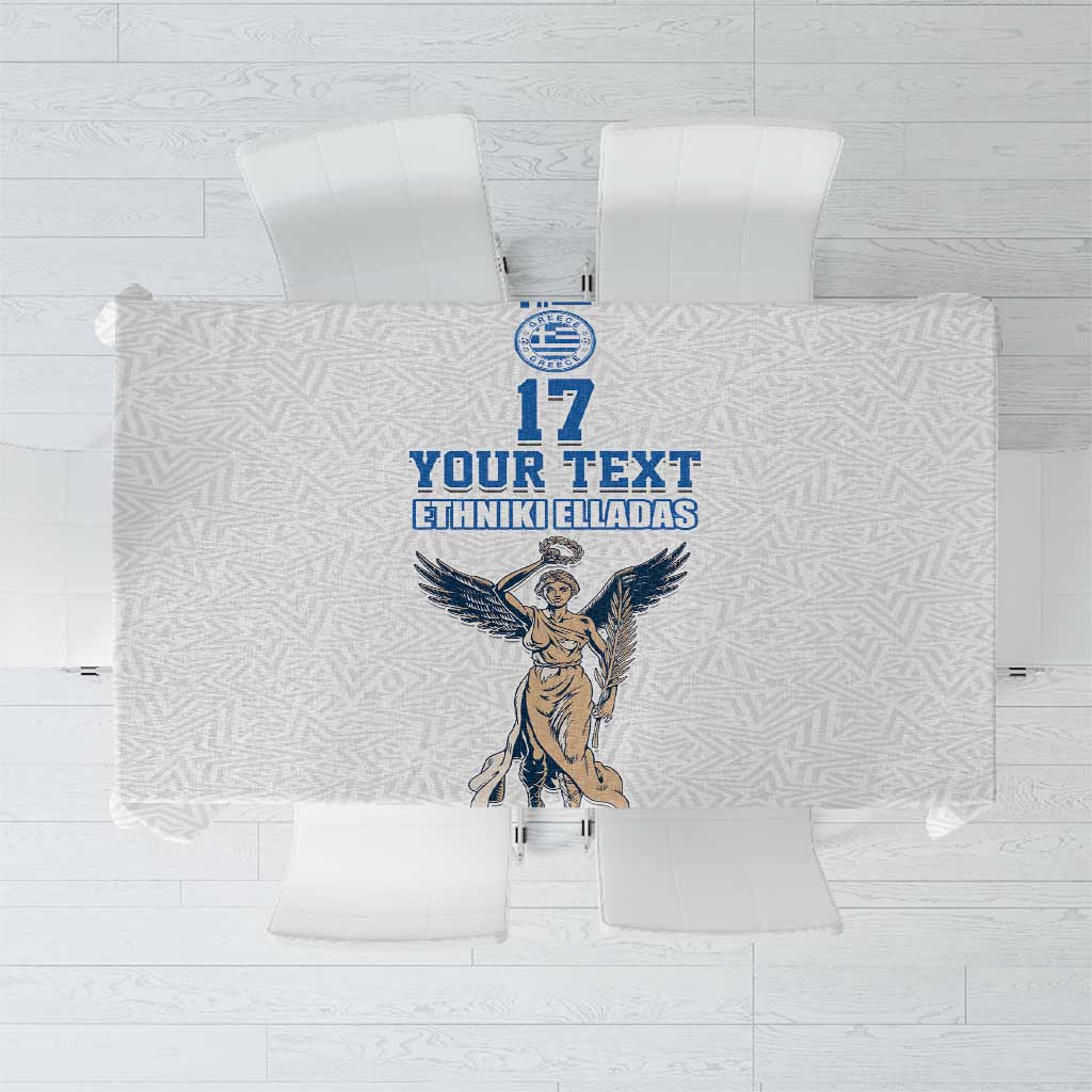 Custom Greece Football Champions Tablecloth Nike Goddess of Victory
