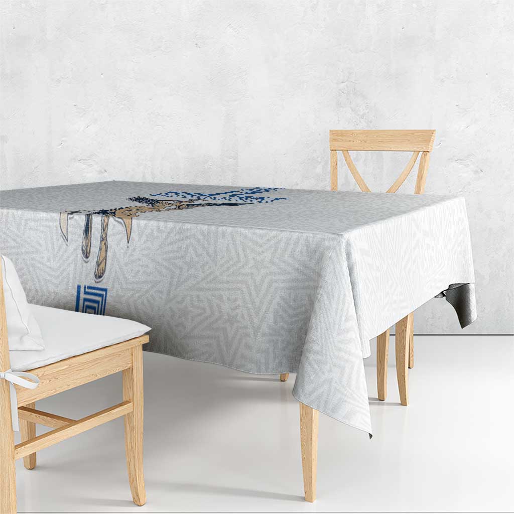 Custom Greece Football Champions Tablecloth Nike Goddess of Victory