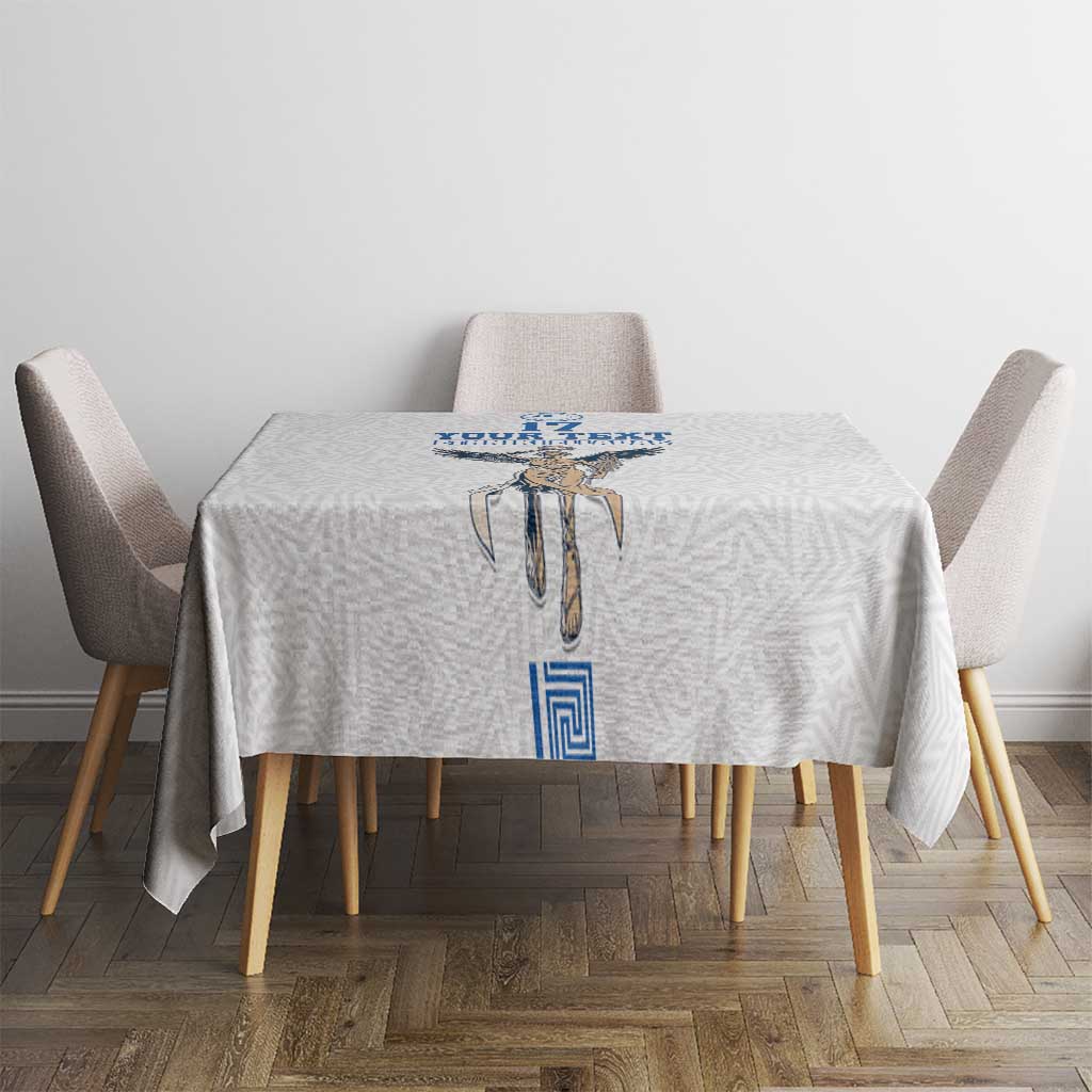 Custom Greece Football Champions Tablecloth Nike Goddess of Victory