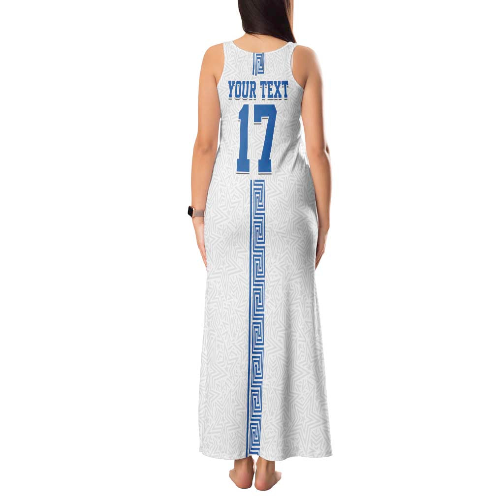 Custom Greece Football Champions Tank Maxi Dress Nike Goddess of Victory