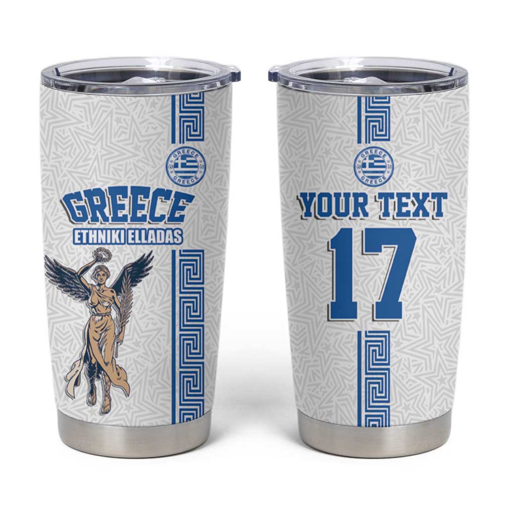 Custom Greece Football Champions Tumbler Cup Nike Goddess of Victory