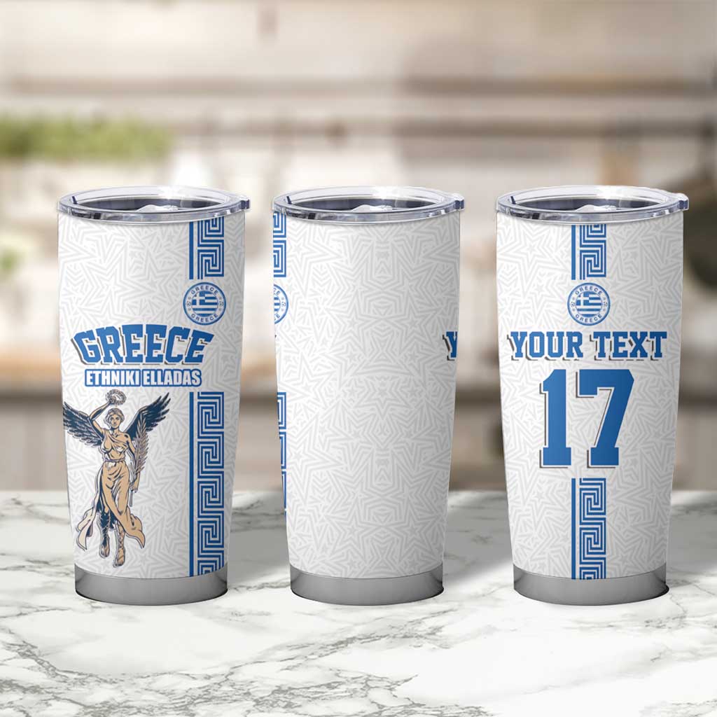 Custom Greece Football Champions Tumbler Cup Nike Goddess of Victory