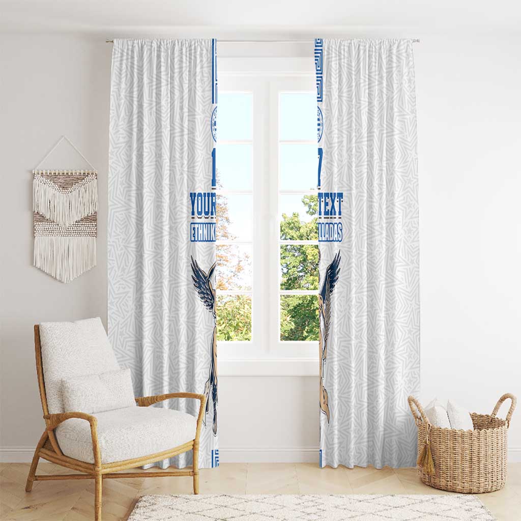 Custom Greece Football Champions Window Curtain Nike Goddess of Victory