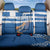 Custom Greece Basketball Back Car Seat Cover Sporty Style with Laurel