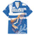 Custom Greece Basketball Family Matching Short Sleeve Bodycon Dress and Hawaiian Shirt Sporty Style with Laurel