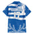 Custom Greece Basketball Hawaiian Shirt Sporty Style with Laurel