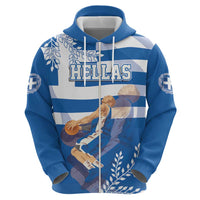 Custom Greece Basketball Hoodie Sporty Style with Laurel