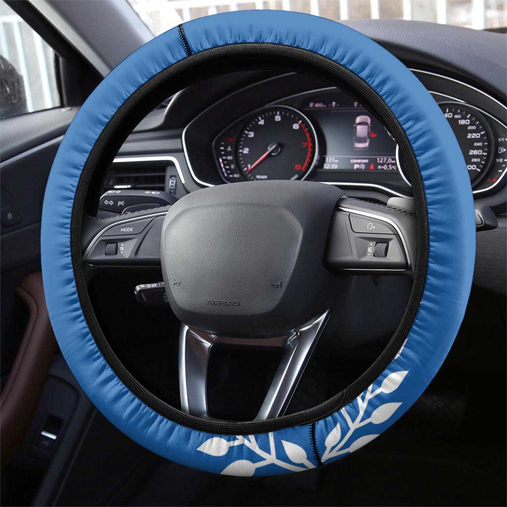 Greece Basketball Steering Wheel Cover Sporty Style with Laurel