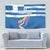 Custom Greece Basketball Tapestry Sporty Style with Laurel