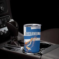 Custom Greece Basketball Tumbler Cup Sporty Style with Laurel