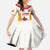 Custom Espana Basketball Spain Family Matching Mermaid Dress and Hawaiian Shirt Baloncesto Come on La Roja White Style
