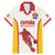 Custom Espana Basketball Spain Family Matching Mermaid Dress and Hawaiian Shirt Baloncesto Come on La Roja White Style