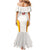 Custom Espana Basketball Spain Family Matching Mermaid Dress and Hawaiian Shirt Baloncesto Come on La Roja White Style