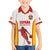 Custom Espana Basketball Spain Family Matching Short Sleeve Bodycon Dress and Hawaiian Shirt Baloncesto Come on La Roja White Style