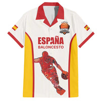 Custom Espana Basketball Spain Family Matching Tank Maxi Dress and Hawaiian Shirt Baloncesto Come on La Roja White Style