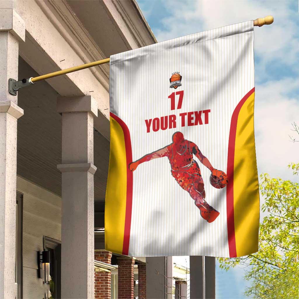 Custom Espana Basketball Spain Garden Flag Baloncesto Come on La Roja White Style