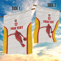 Custom Espana Basketball Spain Garden Flag Baloncesto Come on La Roja White Style