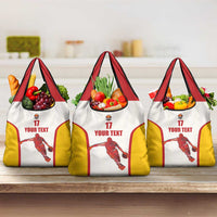 Custom Espana Basketball Spain Grocery Bag Baloncesto Come on La Roja White Style