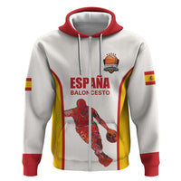 Custom Espana Basketball Spain Hoodie Baloncesto Come on La Roja White Style