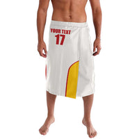 Custom Espana Basketball Spain Lavalava Baloncesto Come on La Roja White Style