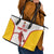 Custom Espana Basketball Spain Leather Tote Bag Baloncesto Come on La Roja White Style