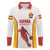 Custom Espana Basketball Spain Long Sleeve Polo Shirt Baloncesto Come on La Roja White Style