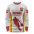Custom Espana Basketball Spain Long Sleeve Shirt Baloncesto Come on La Roja White Style