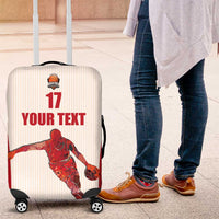 Custom Espana Basketball Spain Luggage Cover Baloncesto Come on La Roja White Style