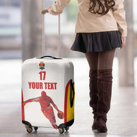 Custom Espana Basketball Spain Luggage Cover Baloncesto Come on La Roja White Style