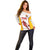 Custom Espana Basketball Spain Off Shoulder Sweater Baloncesto Come on La Roja White Style